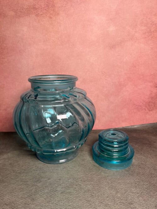 Vintage glass blue har (bhand) - Image 2