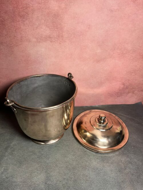 Vintage brass large ice bucket - Image 2