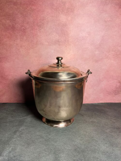 Vintage brass large ice bucket