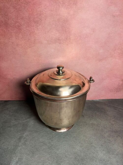 Vintage brass large ice bucket - Image 4