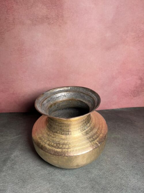 Vintage brass pot - Image 4