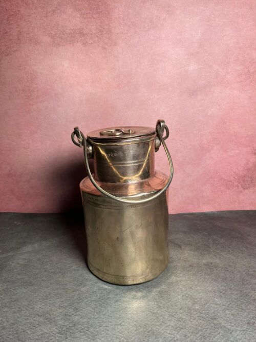 Vintage brass milk can - Image 2