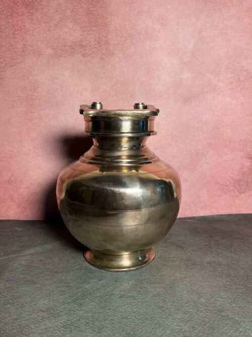 Vintage bronze extra large size holly water pot - Image 2