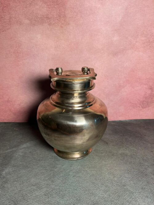 Vintage bronze extra large size holly water pot