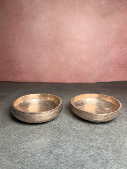 Vintage kaansa two pcs haldi kumkum bowls - Image 3