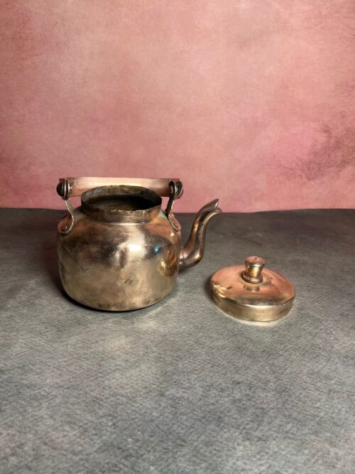 Vintage brass tea kettle - Image 2