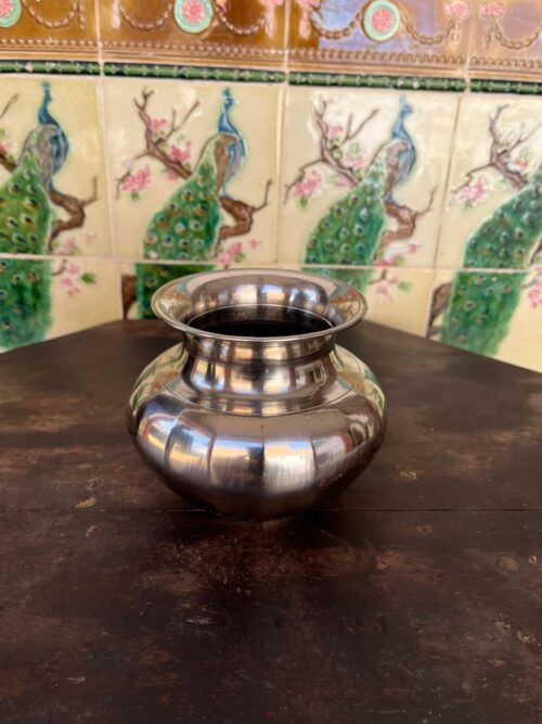 Vintage brass pot - Image 2