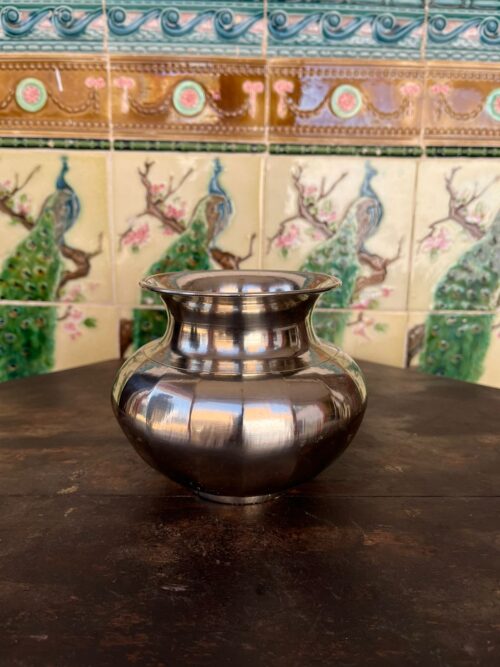 Vintage brass pot