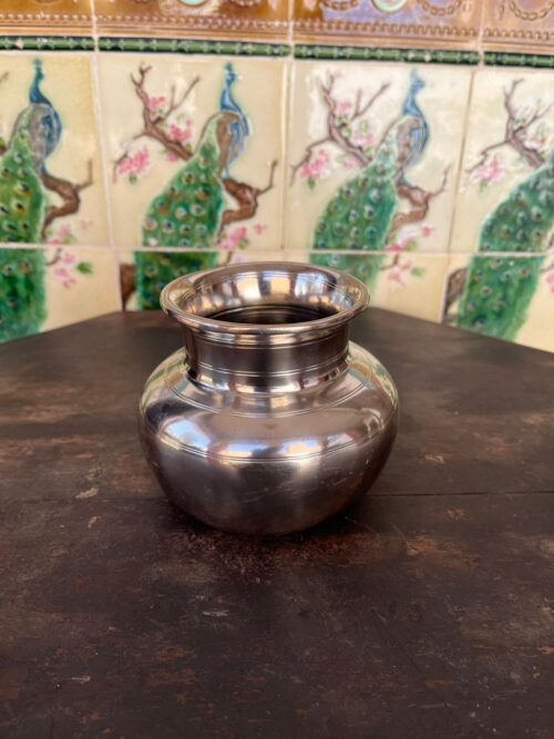 Vintage brass pot - Image 3