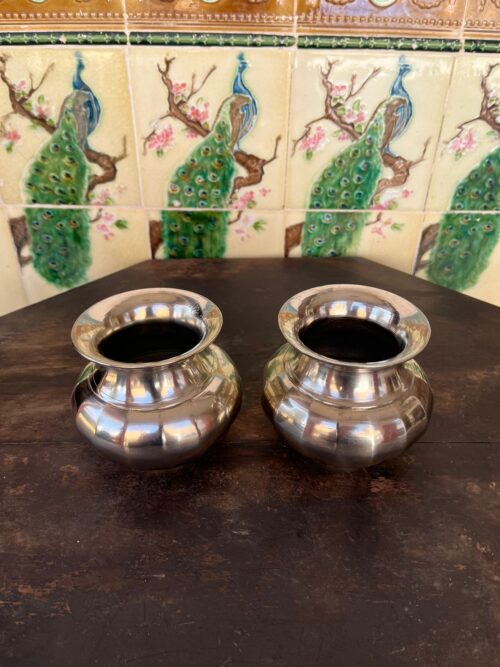 Vintage brass  2 pcs pot set - Image 2