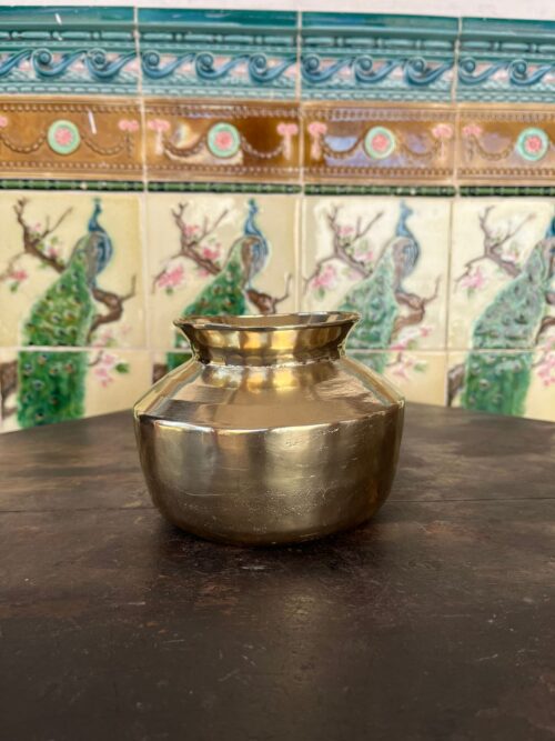 Vintage brass pot - Image 2