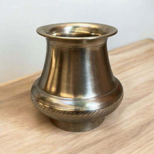 Vintage bronze pot - Image 3