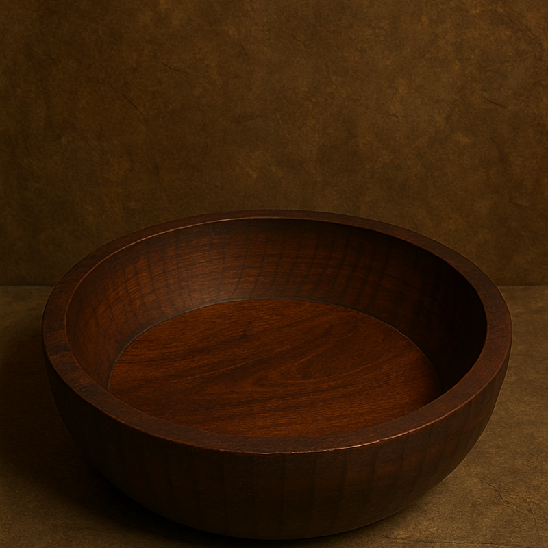 Antique Wooden Large Size Parat – Vintage Charm In Solid Hardwood