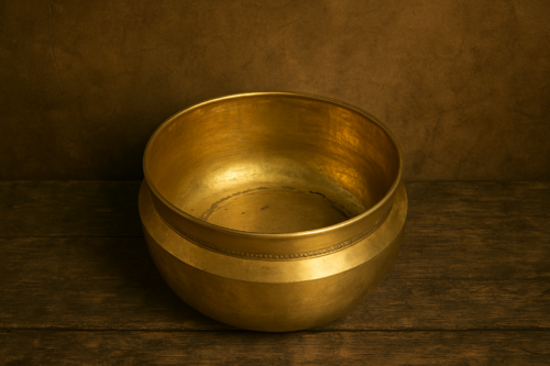 Vintage brass beautiful vase