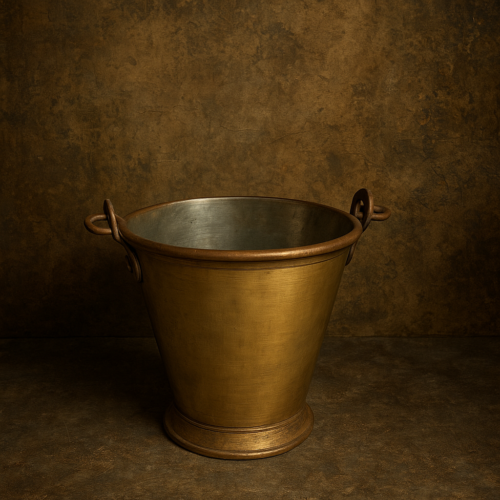 Vintage brass beautiful bucket