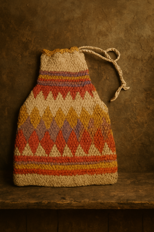 Antique coin bag hand made - Image 2