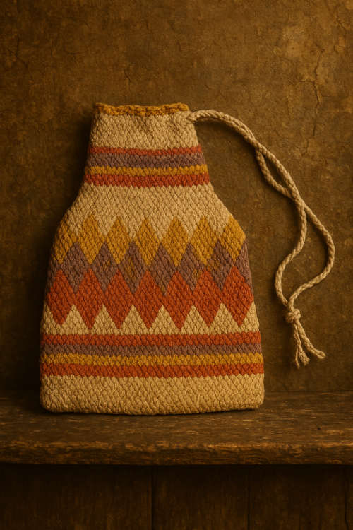 Antique coin bag hand made