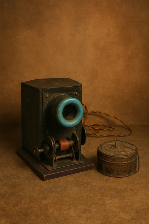 Vintage Magic Lantern Projector – Early 20th Century Optical Device - Image 4