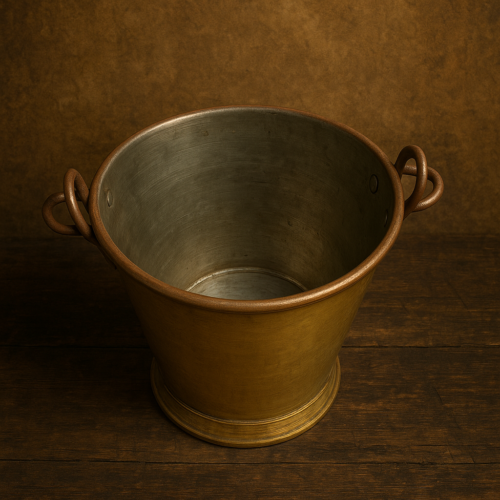 Vintage brass beautiful bucket - Image 2