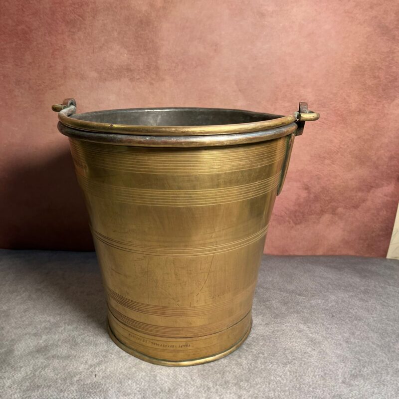 Vintage Brass Bucket
