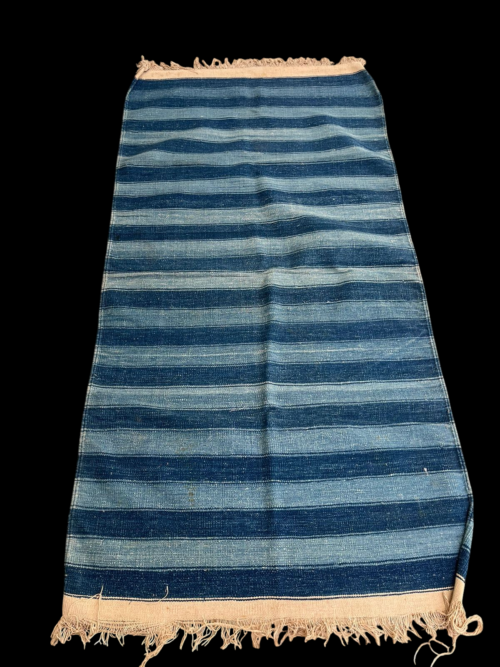 100+ Years Old Bikaner Jail Handwoven Rug – Rare Vintage Collector’s Piece
