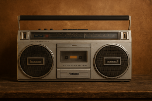 Vintage National Stereo Cassette Radio – A Rare Collectible - Image 2