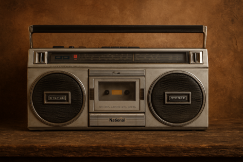 Vintage National Stereo Cassette Radio – A Rare Collectible
