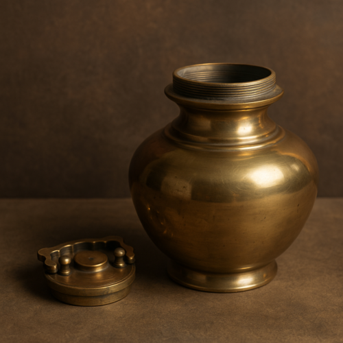 Antique Brass Water Pot – A Testament to Timeless Craftsmanship - Image 5