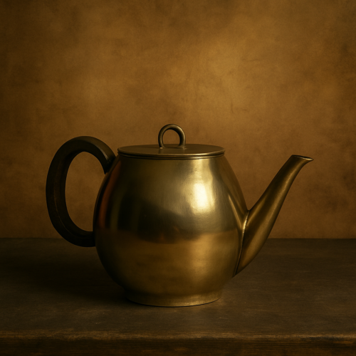 Antique Brass Teapot – A Timeless Masterpiece for Your Collection - Image 3