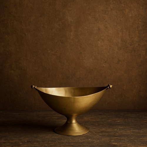 Antique Bronze Diya Bowl - Image 2