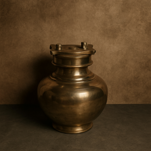 Antique Brass Water Pot – A Testament to Timeless Craftsmanship - Image 2