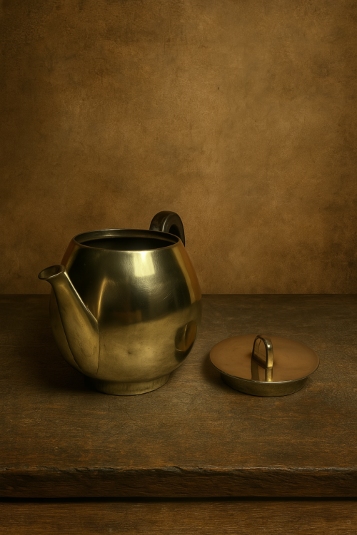 Antique Brass Teapot – A Timeless Masterpiece for Your Collection - Image 2