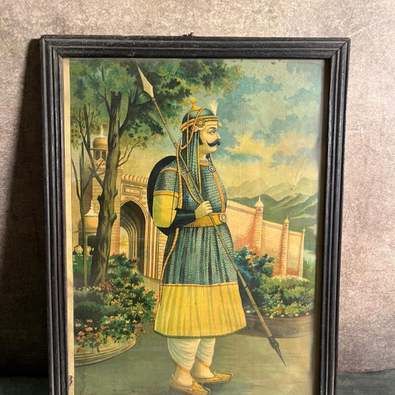 Rare Vintage Lithograph – Maharana Pratap