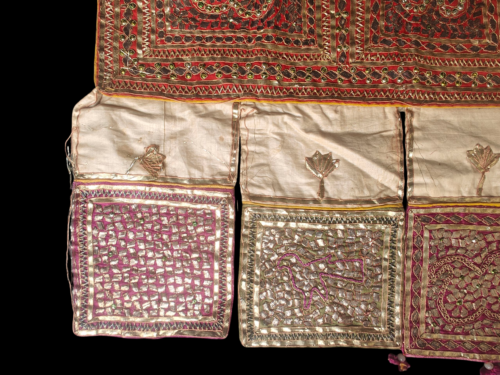 🏵️ Antique Golden & Silver Work Bandrwal – 150+ Years Old - Image 4