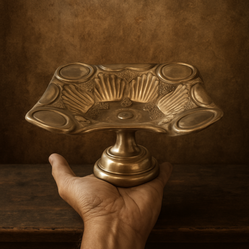 Antique German Silver Serving Pot – Regal Table Accent - Image 3