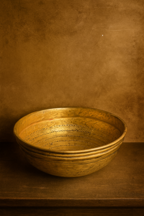 Vintage brass chalni