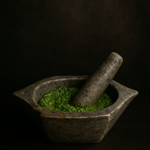 Antique Stone Khal Batta (Sil Batta / Mortar & Pestle) – 100+ Years Old, Large Size
