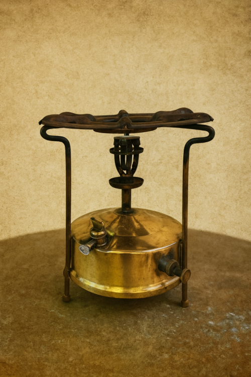 Antique Brass Kerosene large size Stove – Collectible Vintage Cooking Piece