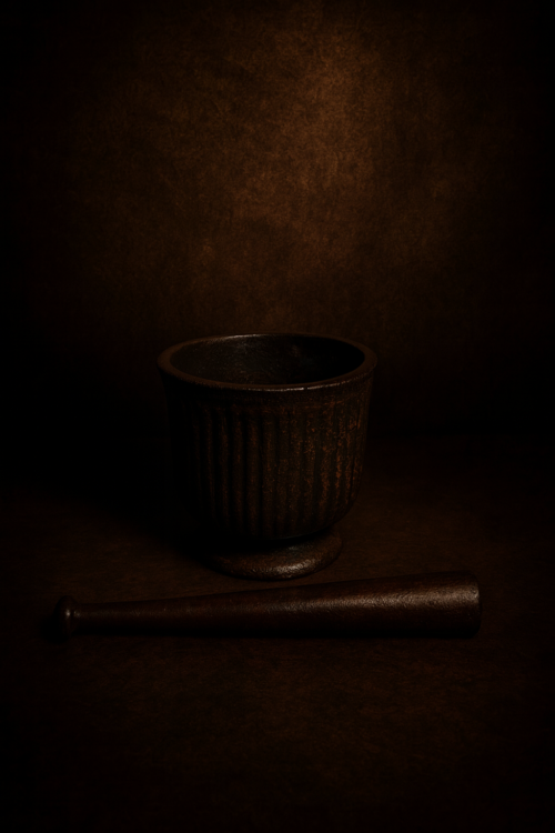 🏺 Antique Cast Iron Mortar & Pestle (Okhli-Musal) – 130+ Years Old - Image 3