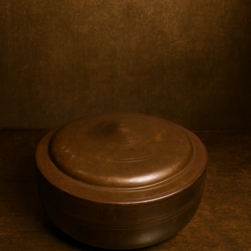 Vintage Handcrafted Brass Storage Box