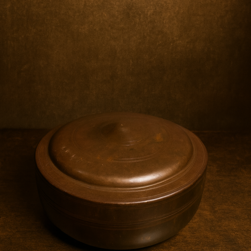 Vintage Handcrafted Brass Storage Box