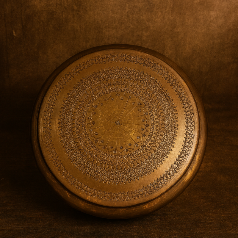 Antique Very Old Beautiful Hand Carving Brass Box