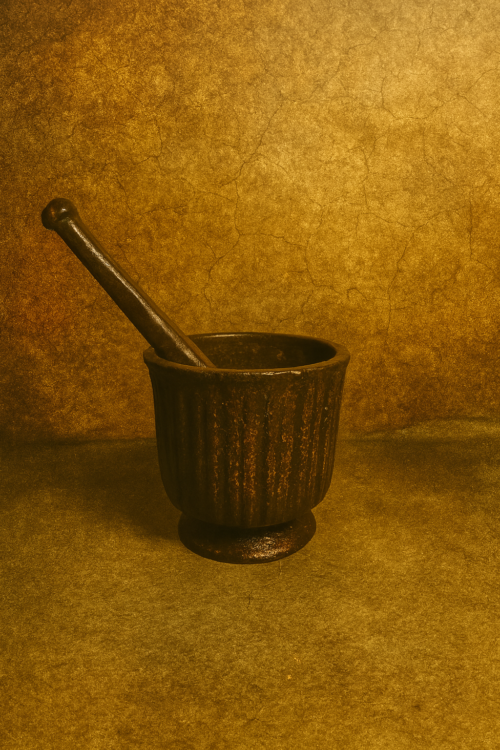 🏺 Antique Cast Iron Mortar & Pestle (Okhli-Musal) – 130+ Years Old - Image 5