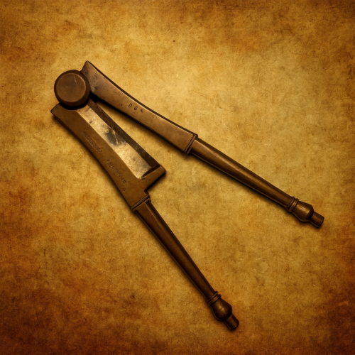 🟤 Antique Solid Brass Nut Cutter (Supari Cutter) – Vintage Traditional Tool