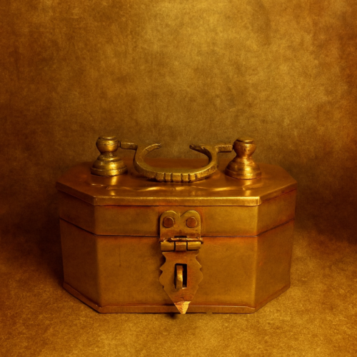 Vintage Solid Brass Heavyweight Paan Daan (Very Old • Handcrafted • Collectible)