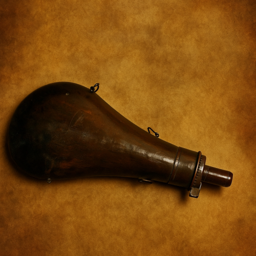 Vintage Handcrafted Powder Flask / Gunpowder Holder