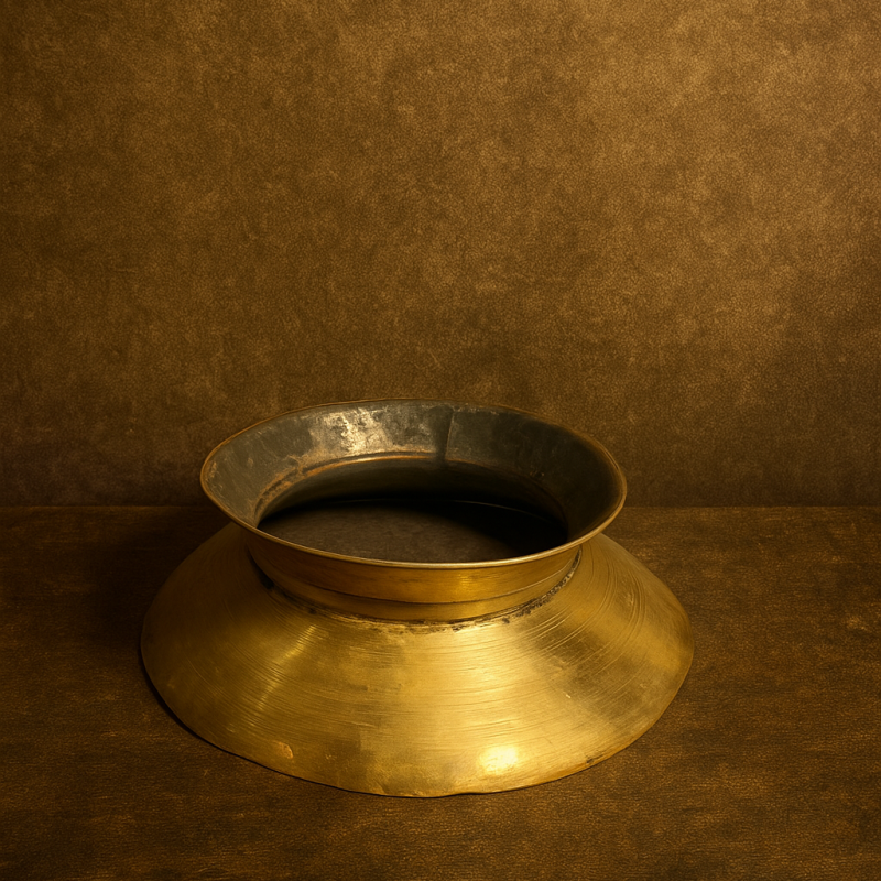 Antique Brass Pot Stand / Vessel Base