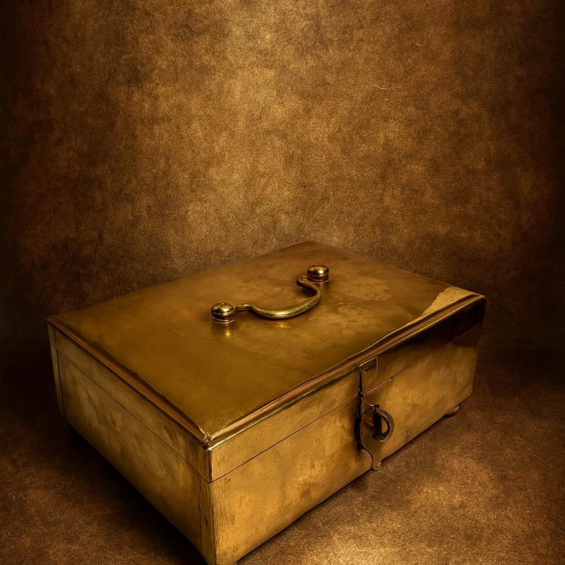 Vintage Brass Solid Weight Galla