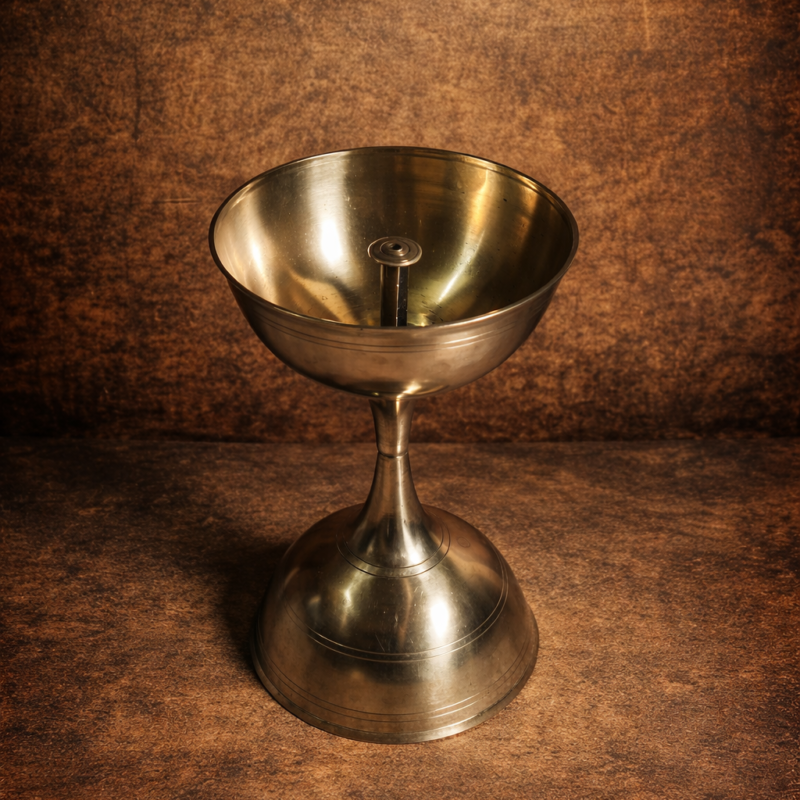 Vintage Brass Large Size Deepak