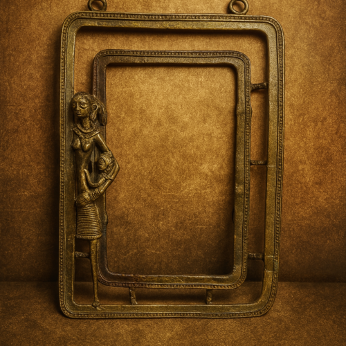 Vintage Tribal Dhokra brass Photo Frame
